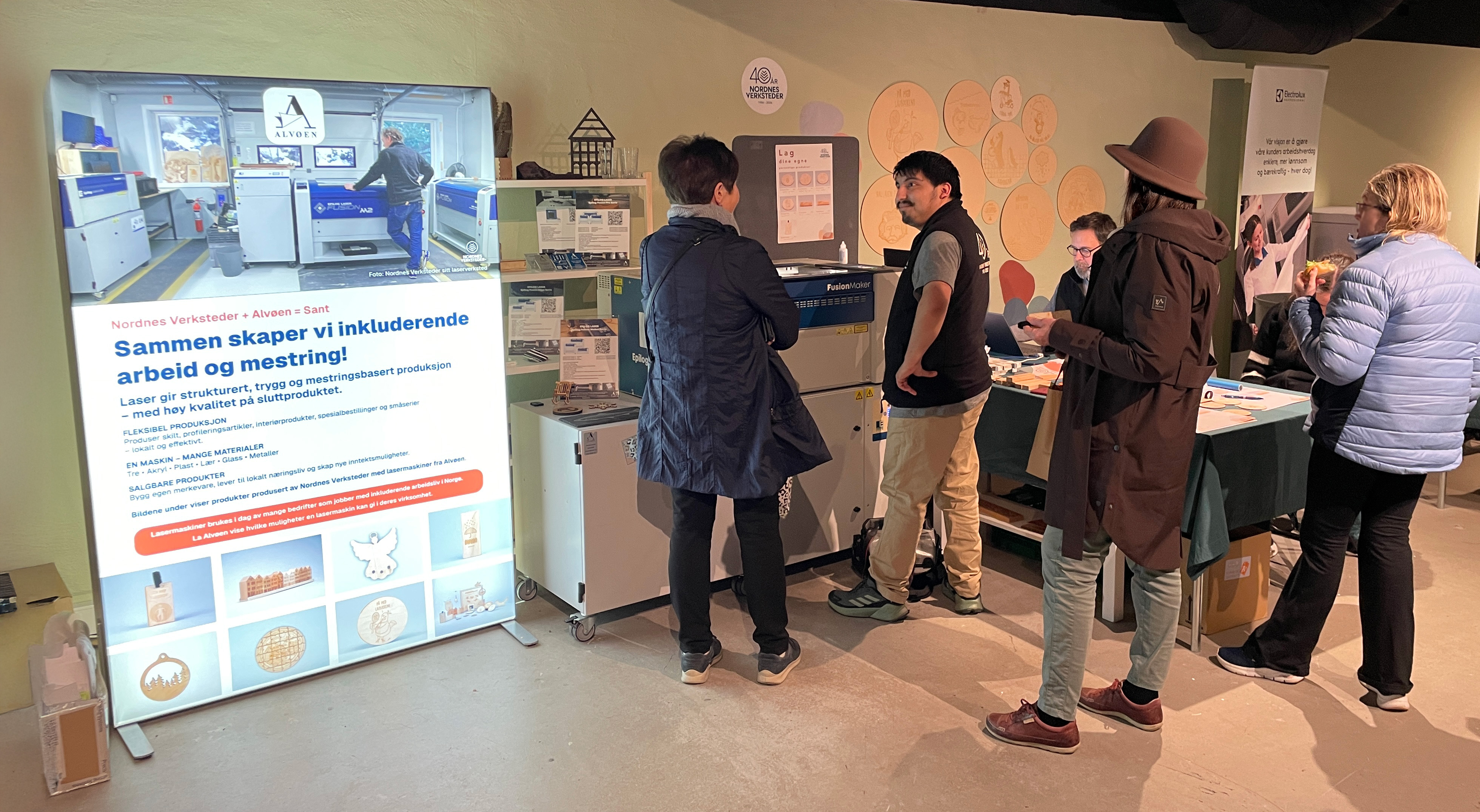 Produksjon med lasermaskin